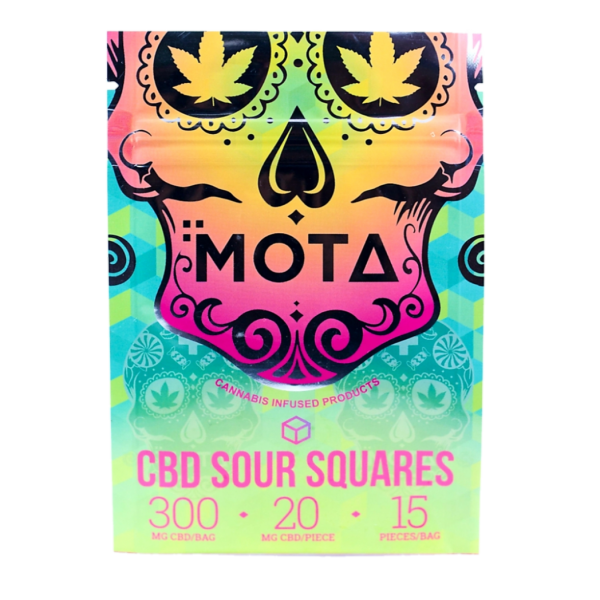 CBD Sour Squares - Mota - Package