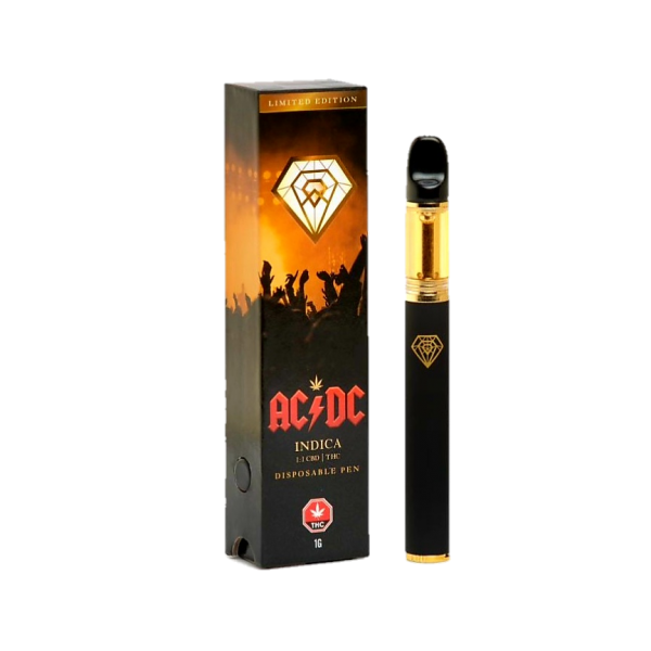 ACDC 1:1 Diamond Concentrates Disposable Vape Pen - 1 Gram - ***Limited Edition***