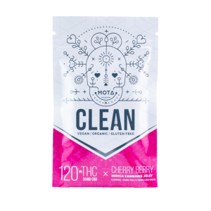 Mota Clean Vegan Organic Jelly - Gluten-free - 120mg THC - 30mg CBD