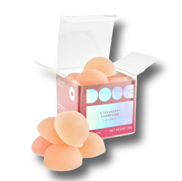 Dose – Strawberry Champagne Wine Gummies - 300mg THC