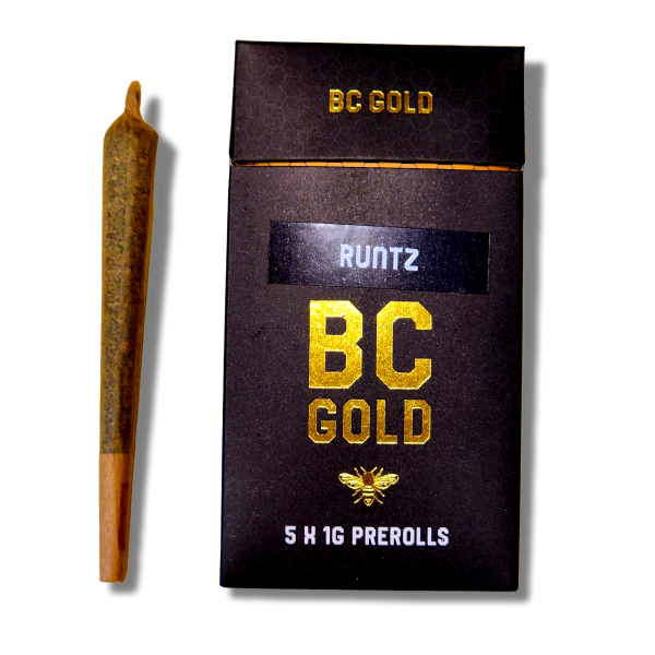 BC Gold Premium Pre-rolls - 5 x 1gram Pre-rolls