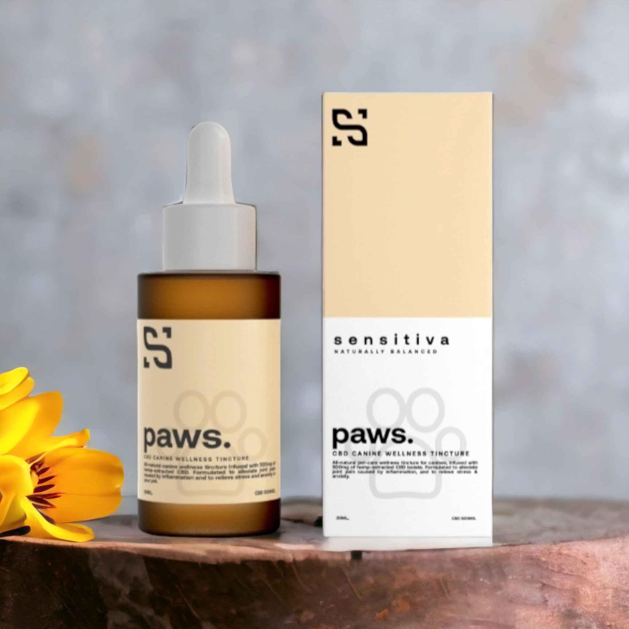 Paws CBD Wellness Tinctures - 500mg CBD - Sensitiva