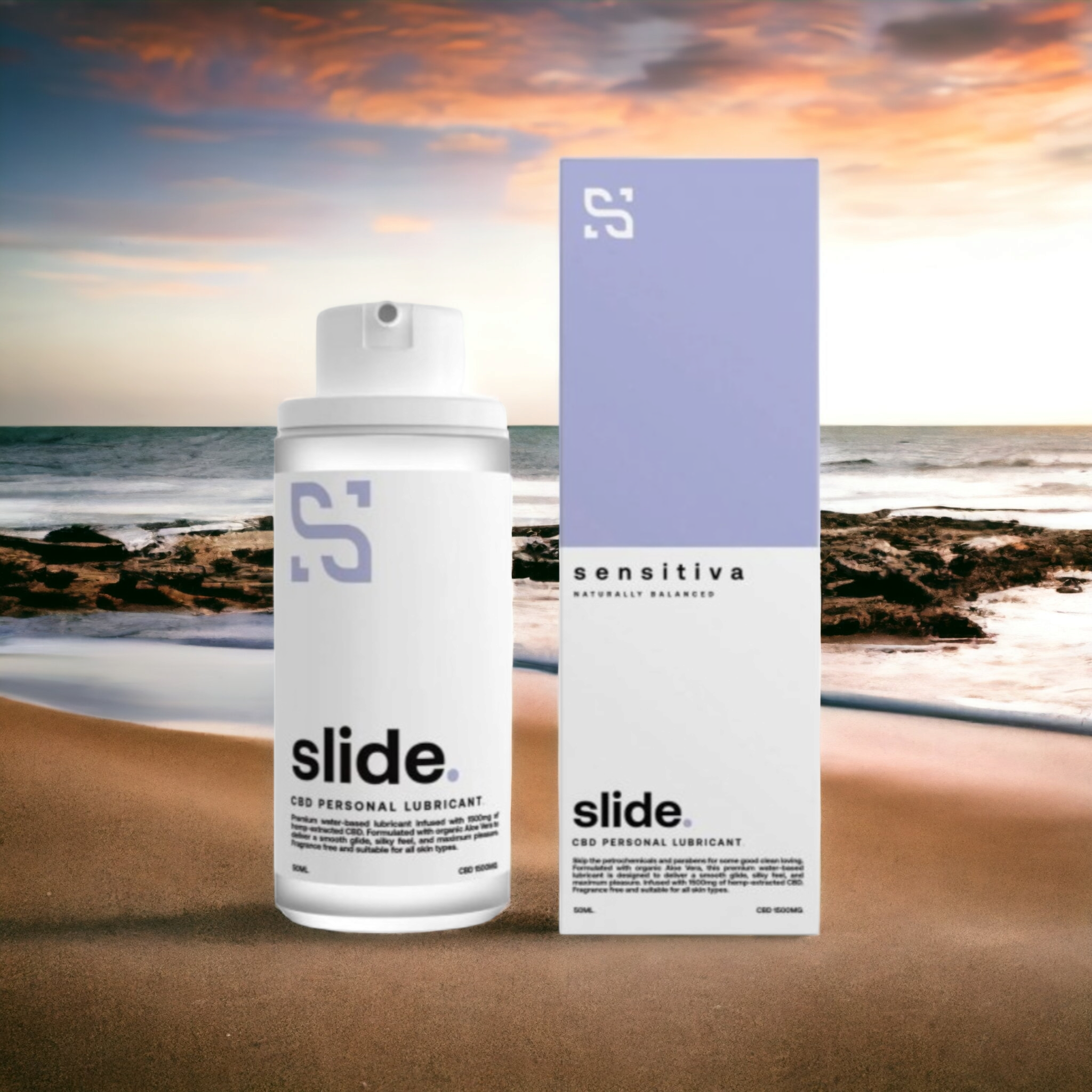 Slide CBD Lubricant - Sensitiva - Gluten Free