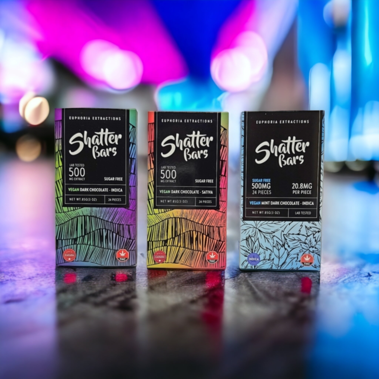 Euphoria Extractions Vegan Dark Chocolate Shatterbars