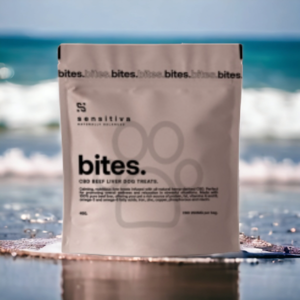 Bites CBD Beef Liver Dog Treats - 250mg CBD - Sensitiva