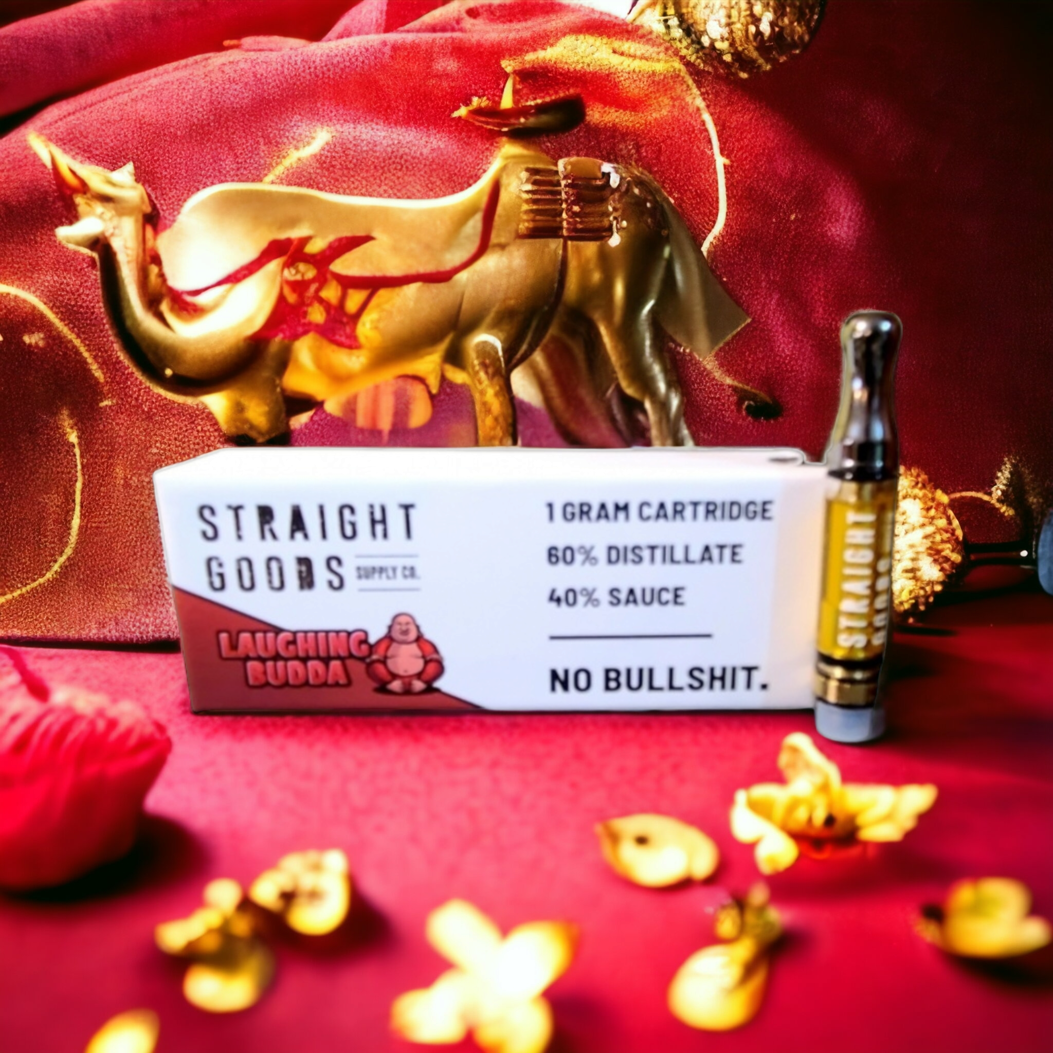 Straight Goods Terp Sauce Cartridge - 1 Gram - Laughing Budda