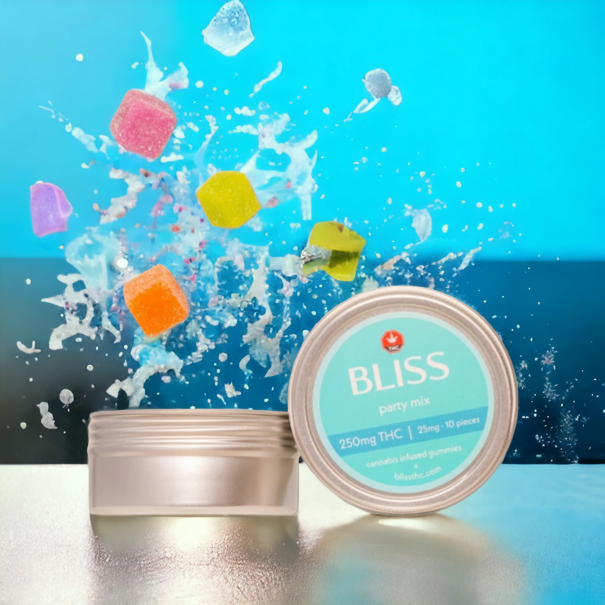 Bliss Party Mix Gummies - THC