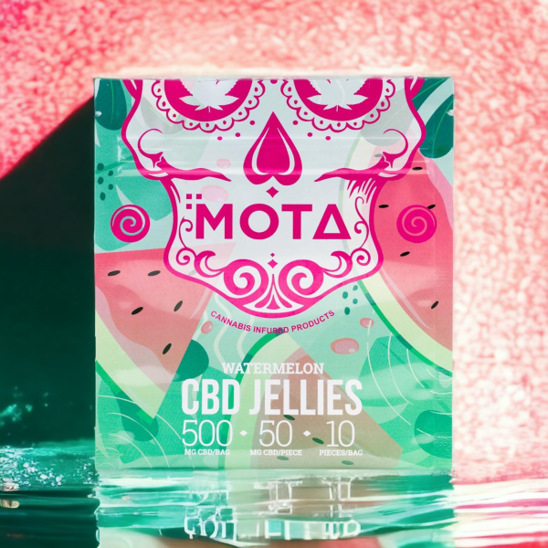 Mota CBD Watermelon Jellies - 500mg CBD