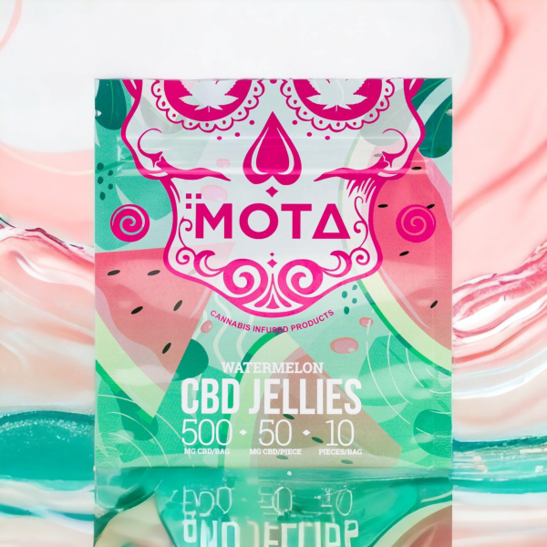 Mota CBD Watermelon Jellies - 500mg CBD