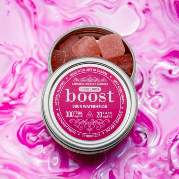 Boost THC Sour Watermelon Gummies - Distillate