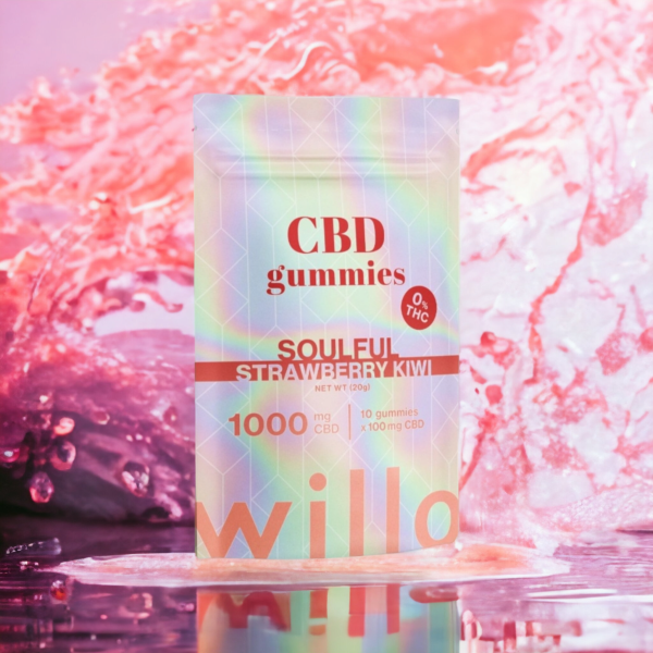 Willo – 1000mg CBD Strawberry-Kiwi Gummies