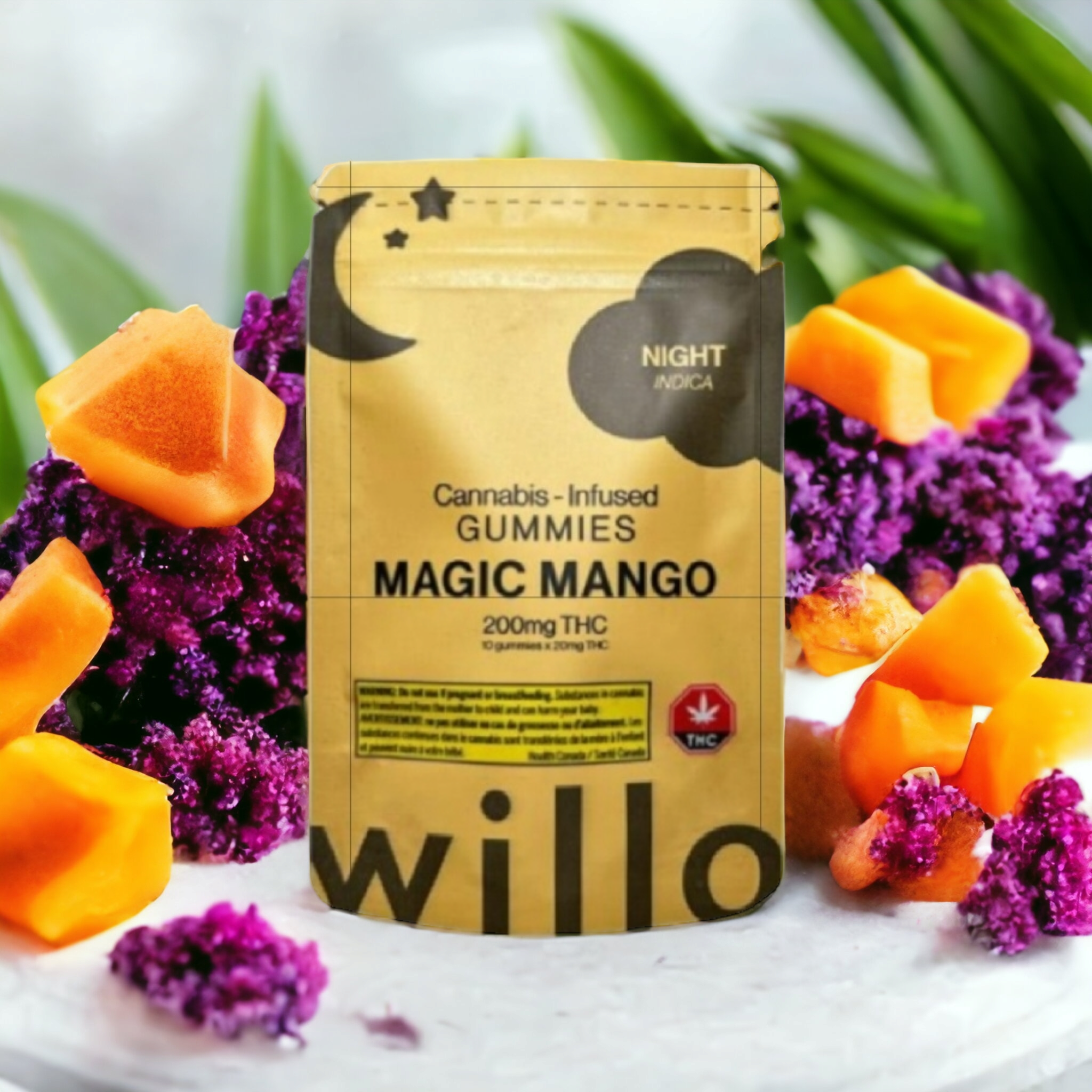 Willo – 200mg THC Magic Mango (Night) Gummies