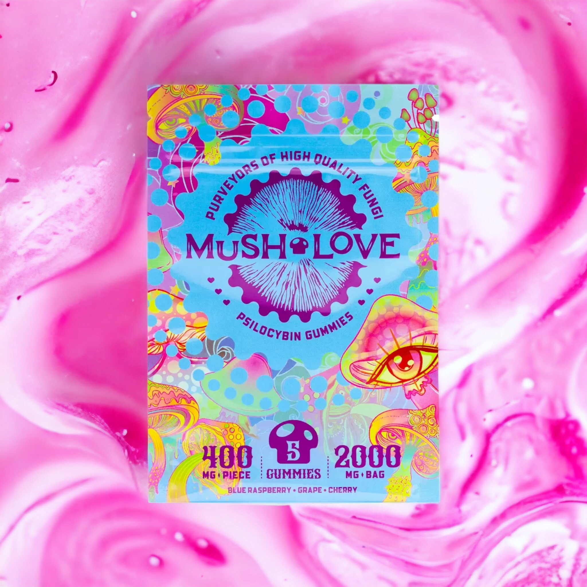 Mush Love Mushroom 2000mg Psilocybin Gummies - Mota