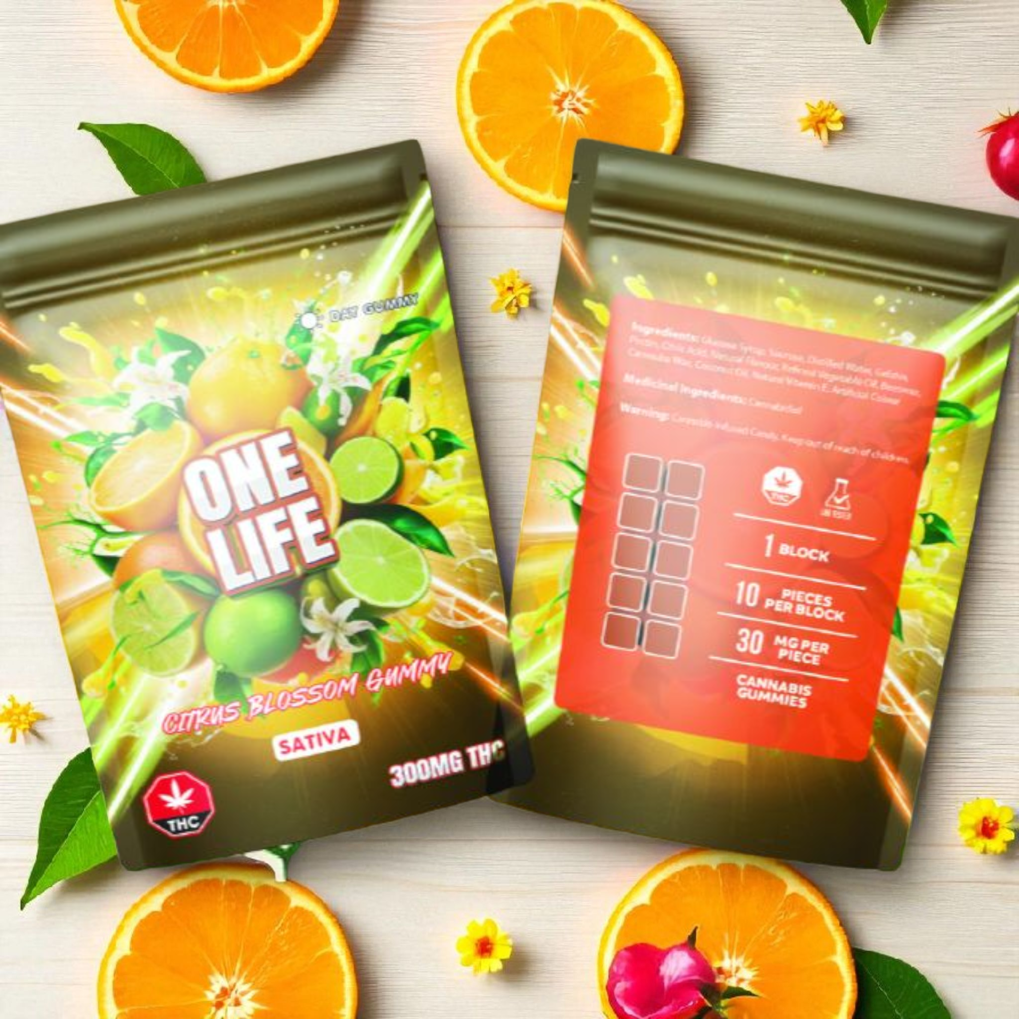 * New * One Life Edibles - Gummies - 300mg THC