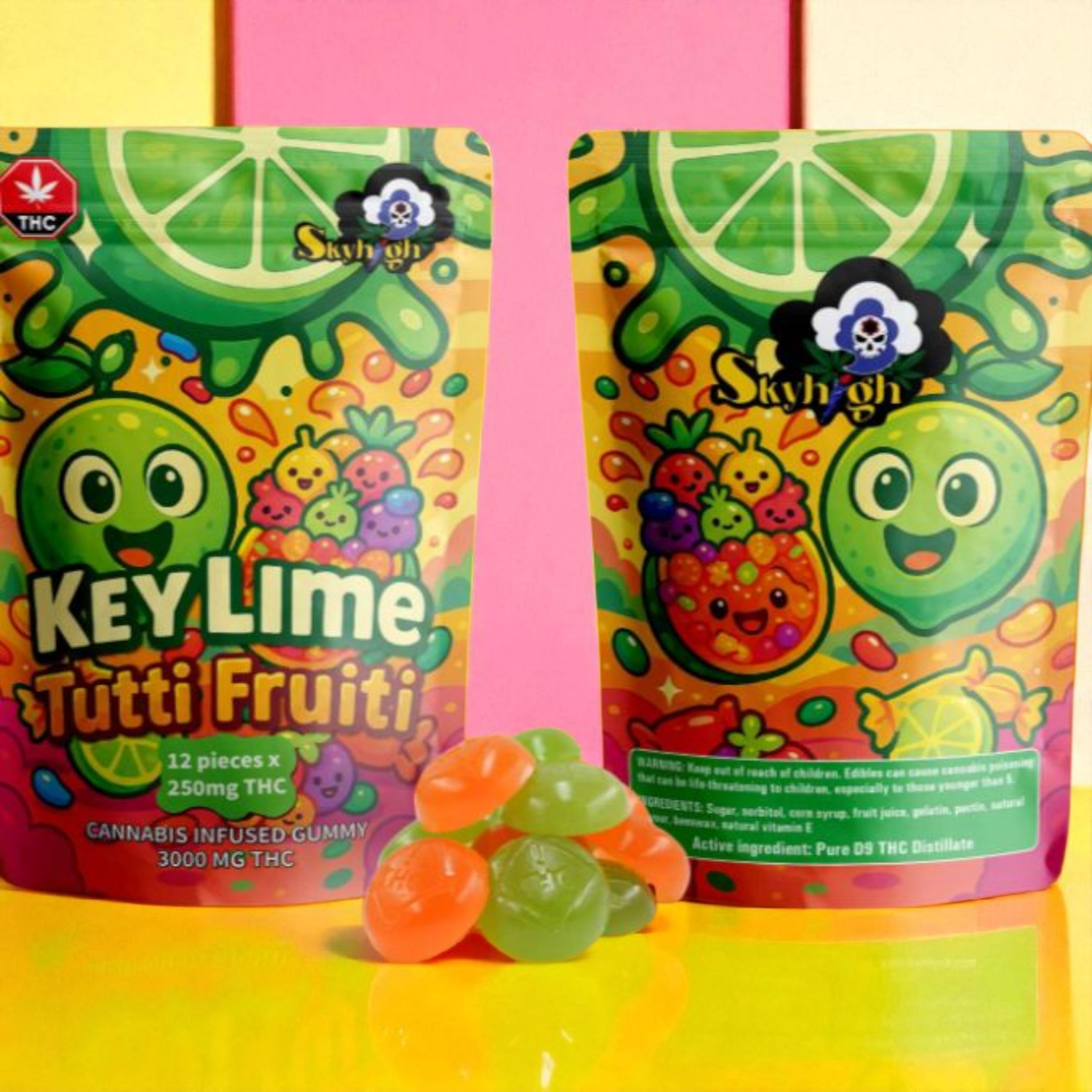 * New * Sky High Edibles - Gummies - 3000mg THC
