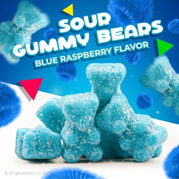 New Gummy bears - 500mg THC - Mixed Berry