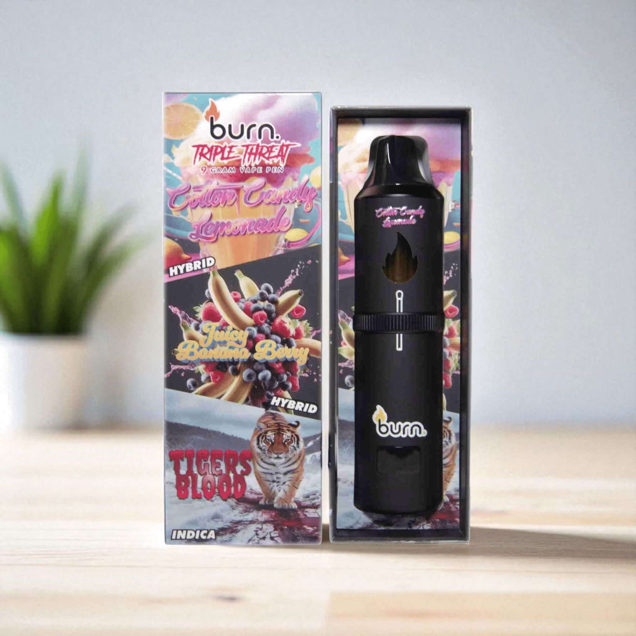 * New * Burn Triple Threat - 9 Grams - 3 strains